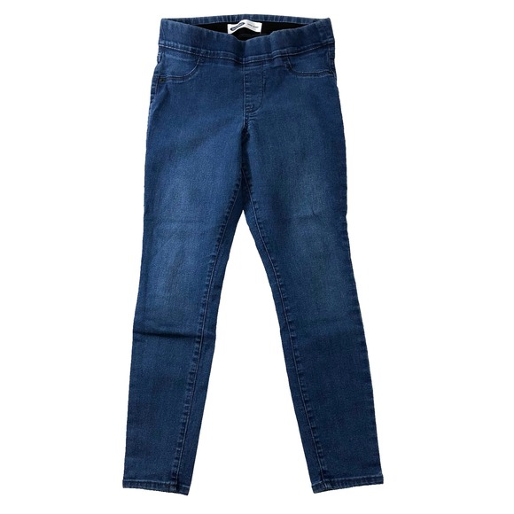 Old Navy Jeans Women's Size 4 Short Denim Blue Pull On Elastic Waist Jeggings - Picture 1 of 11
